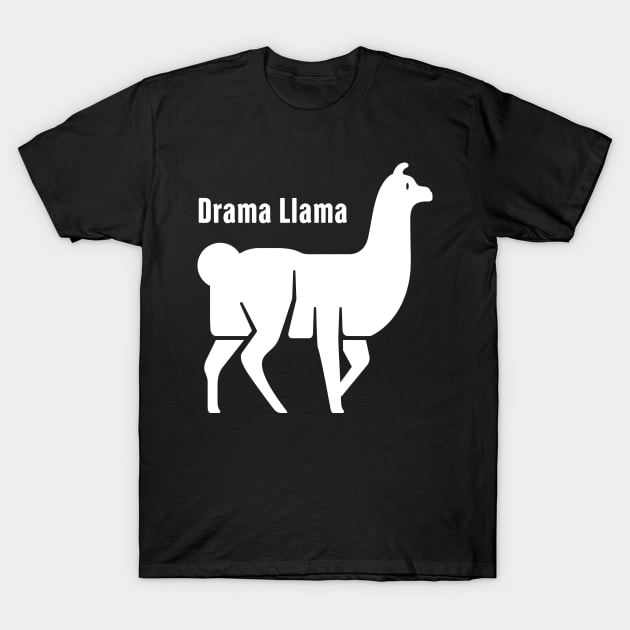 Drama Llama | Theater Humor T-Shirt by Wizardmode